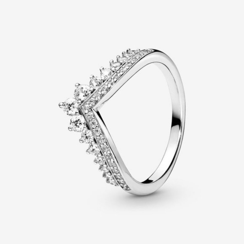 PANDORA Princess Wishbone Ring size 7